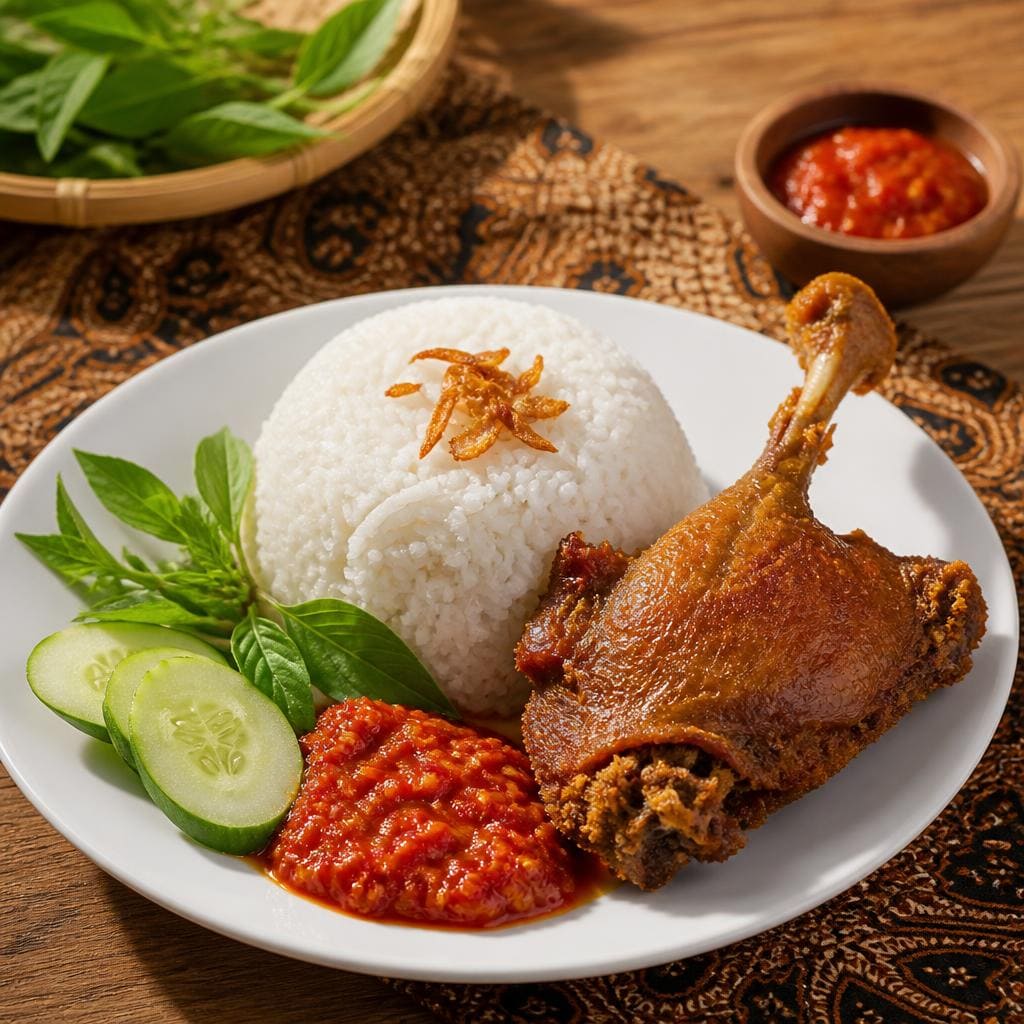 Nasi Bebek Goreng dari Sate Khas Senayan